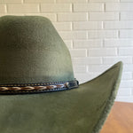 SOMBRERO DE PATRON VERDE OLIVA