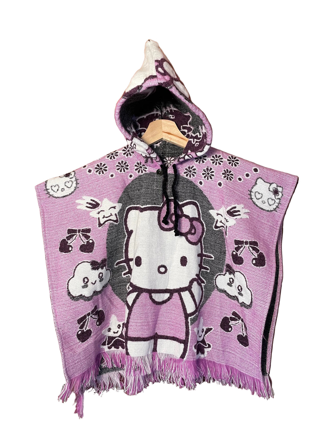 PONCHO INFANTIL HELLO KITY TALLA 4