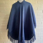 RUANA AZUL MARINO