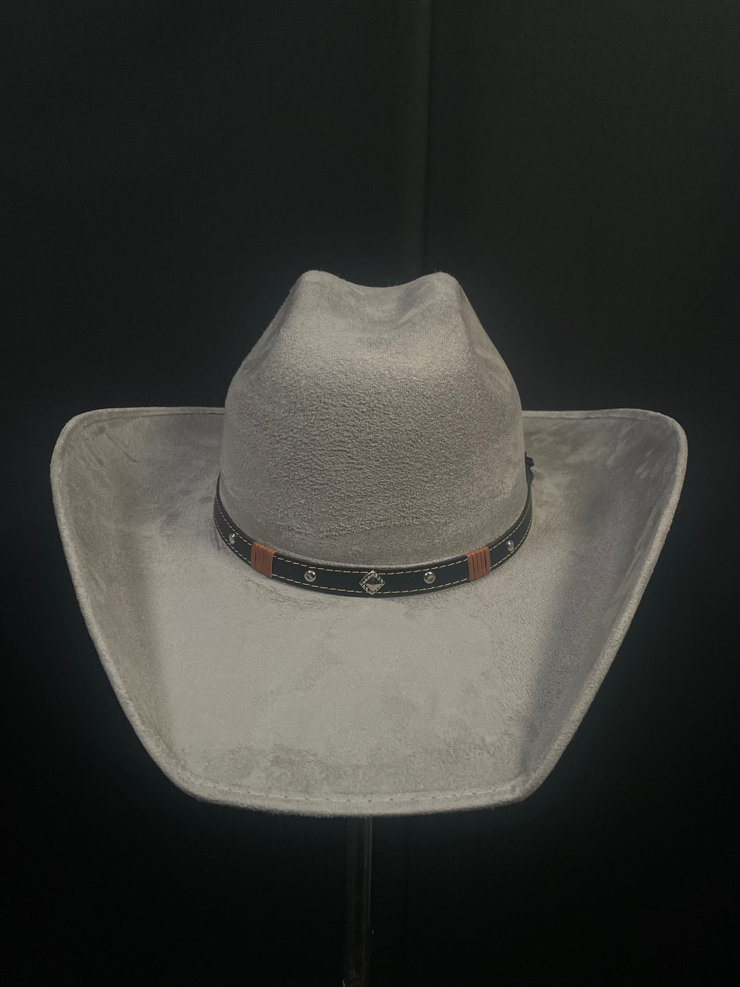 SOMBRERO PATRÓN MEXICANO 🇲🇽 GAMUZA GRIS