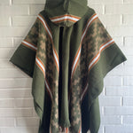 PONCHO ARAUCANO KUTRAL VERDE