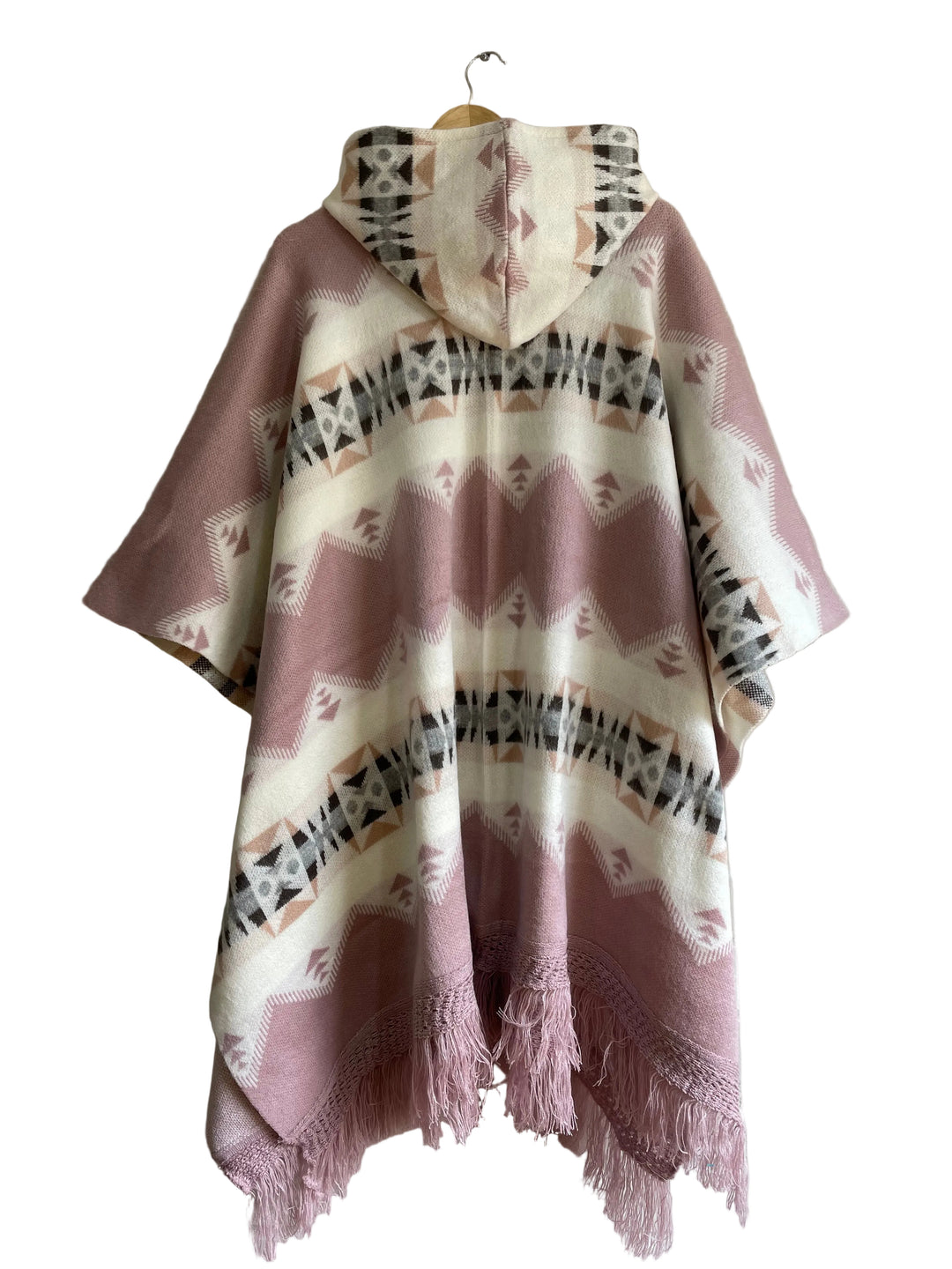 PONCHO DE ALPCA MORA CREMA VERANIEGO