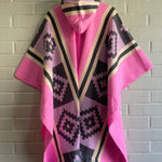 PONCHO ARAUCANO FLOR DEL PEWEN