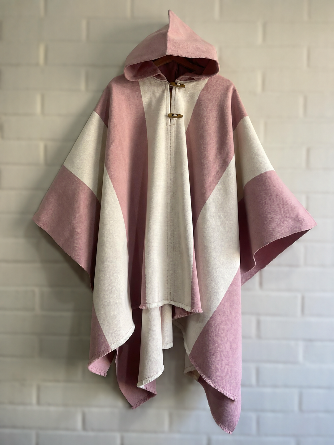 PONCHO DEL VALLE SERENA l ALPACA Y LANA PREMIUM