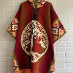 PONCHO DE ALPACA ÁRBOL DE LA VIDA