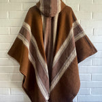 PONCHO ORIGINARIO “CAFÉ TERRACOTA”