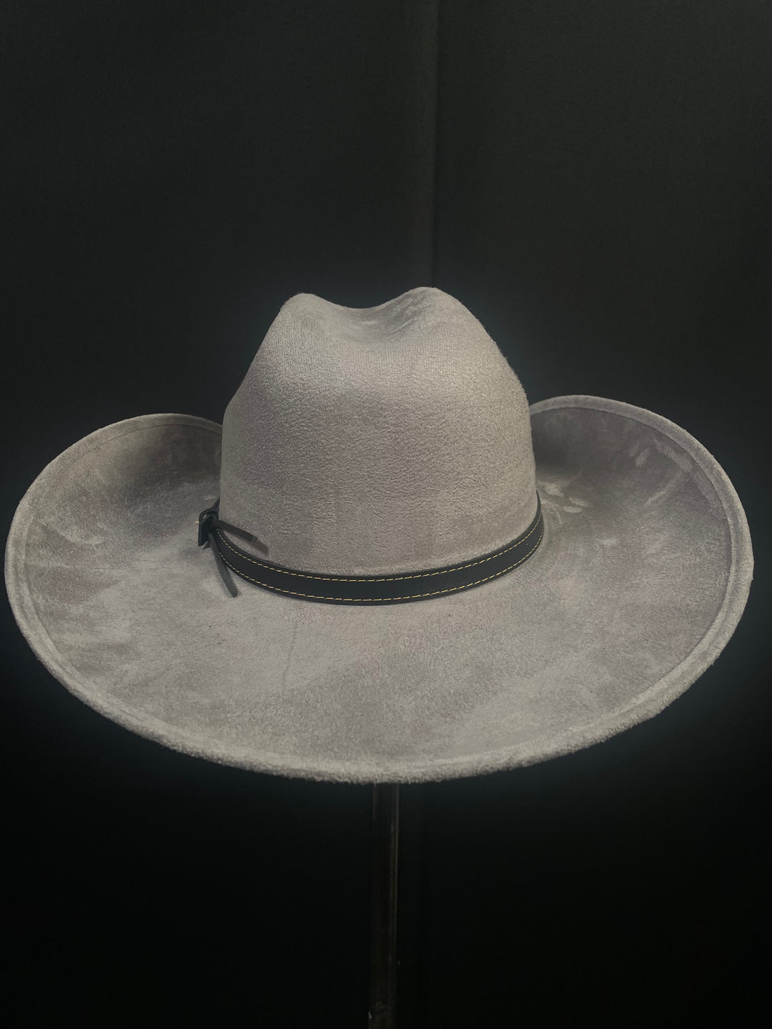 SOMBRERO PATRÓN MEXICANO 🇲🇽 GAMUZA GRIS
