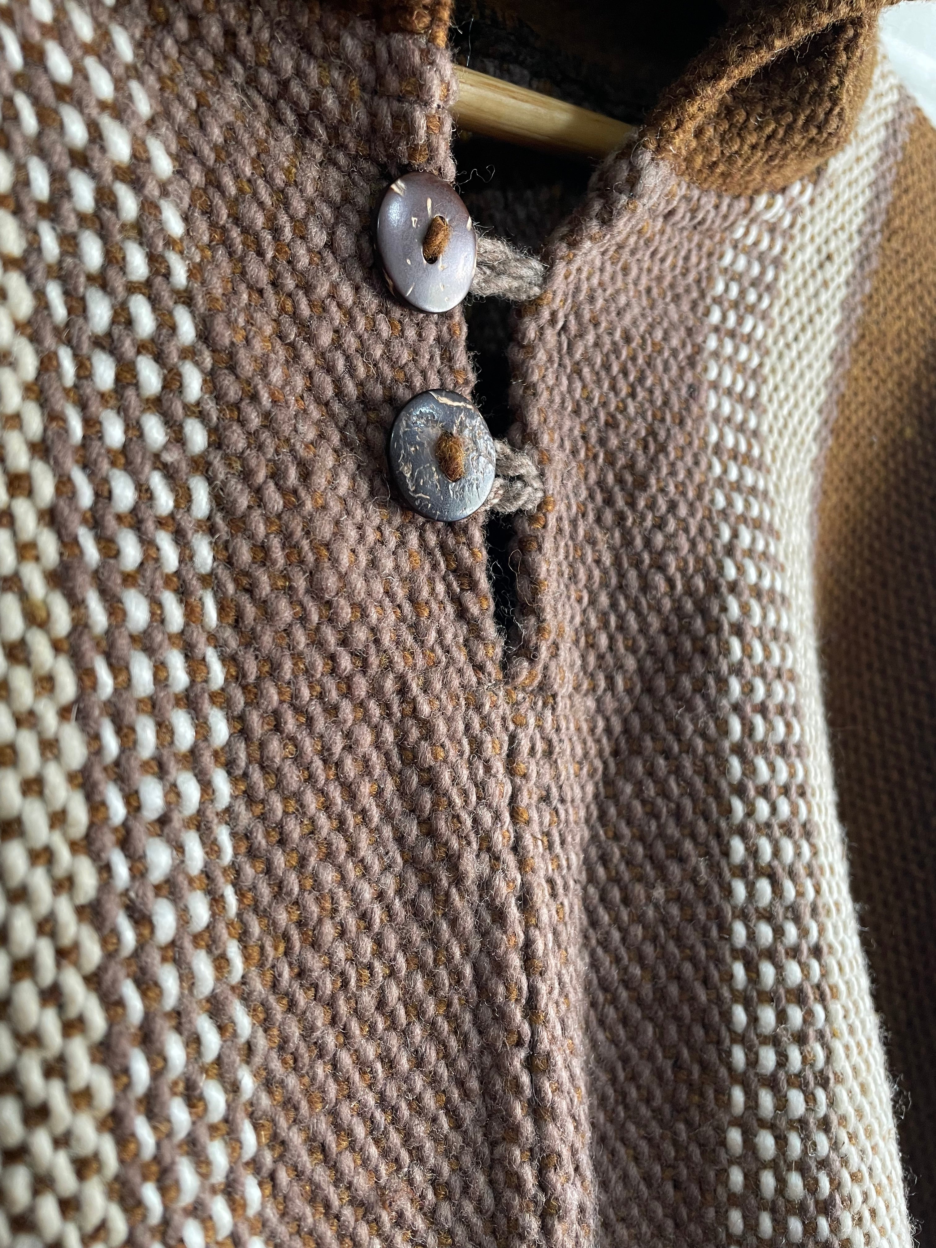 PONCHO ORIGINARIO “CAFÉ TERRACOTA”