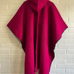 PONCHO REVERSIBLE DE ALPACA