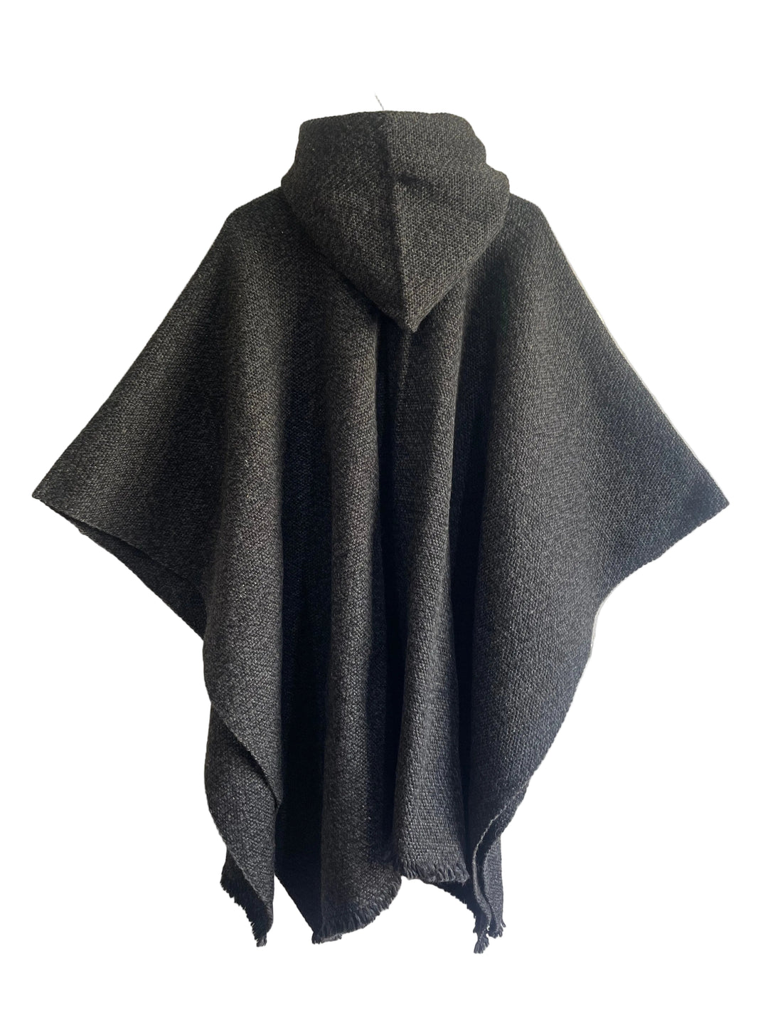 PONCHO TORCIDO GRIS GRAFITO