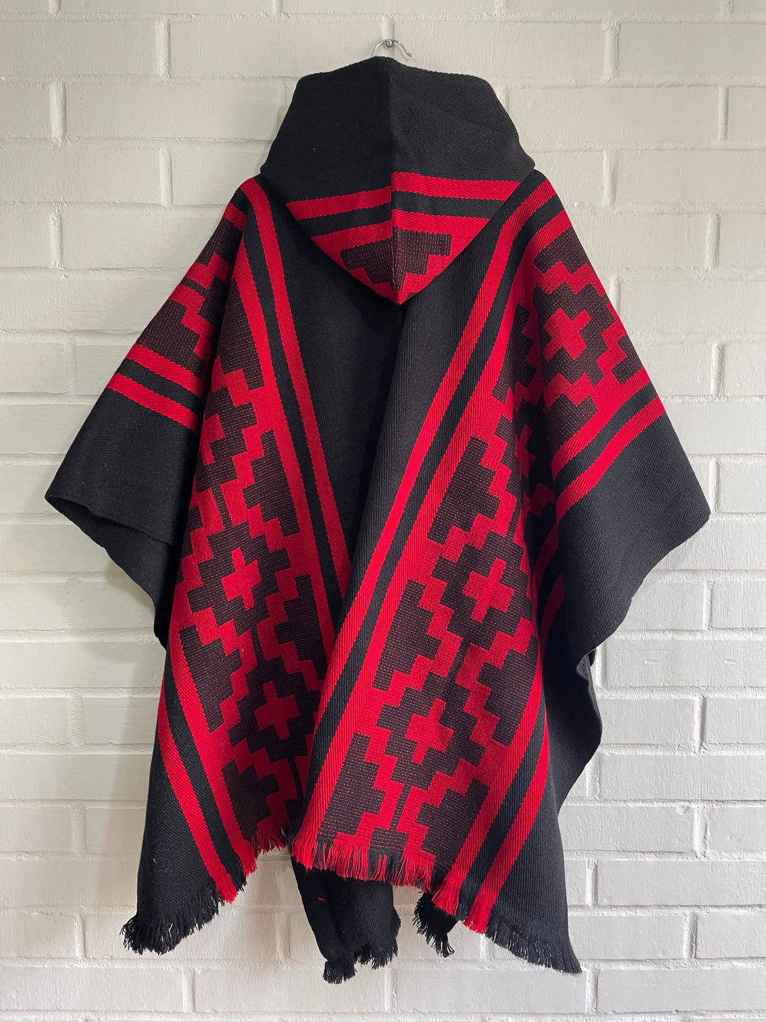 PONCHO ARAUCANO DE ALPACA "MOLFUN"