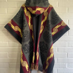 PONCHO CACIQUE GUERRERO DE LA MONTAÑA