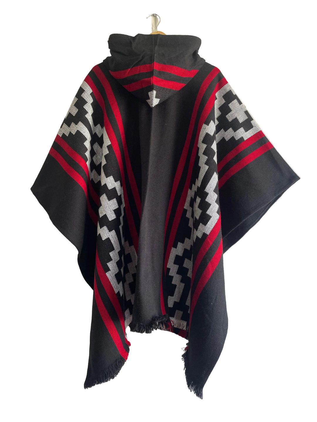 PONCHO ARAUCANO DE ALPACA "ANTU LAFKEN"