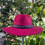 SOMBRERO AUSTRALIANO ROJO CARMESI