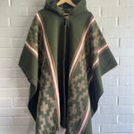 PONCHO ARAUCANO KUTRAL VERDE