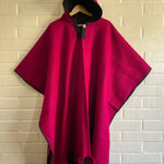 PONCHO REVERSIBLE DE ALPACA