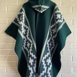 PONCHO ARAUCANO VERDE PEWMA