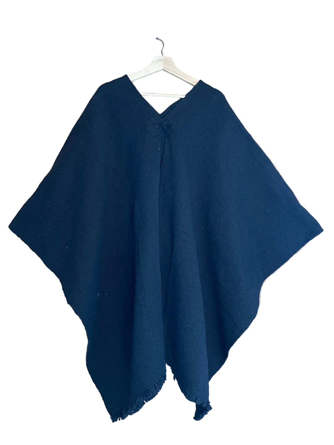 PONCHO HUASO NEGRO COMPLETO SIN CAPUCHA