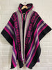PONCHO DE OVEJA FUCSIA ANDINO