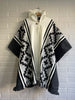 PONCHO ARAUCANO NIRE BLANCO