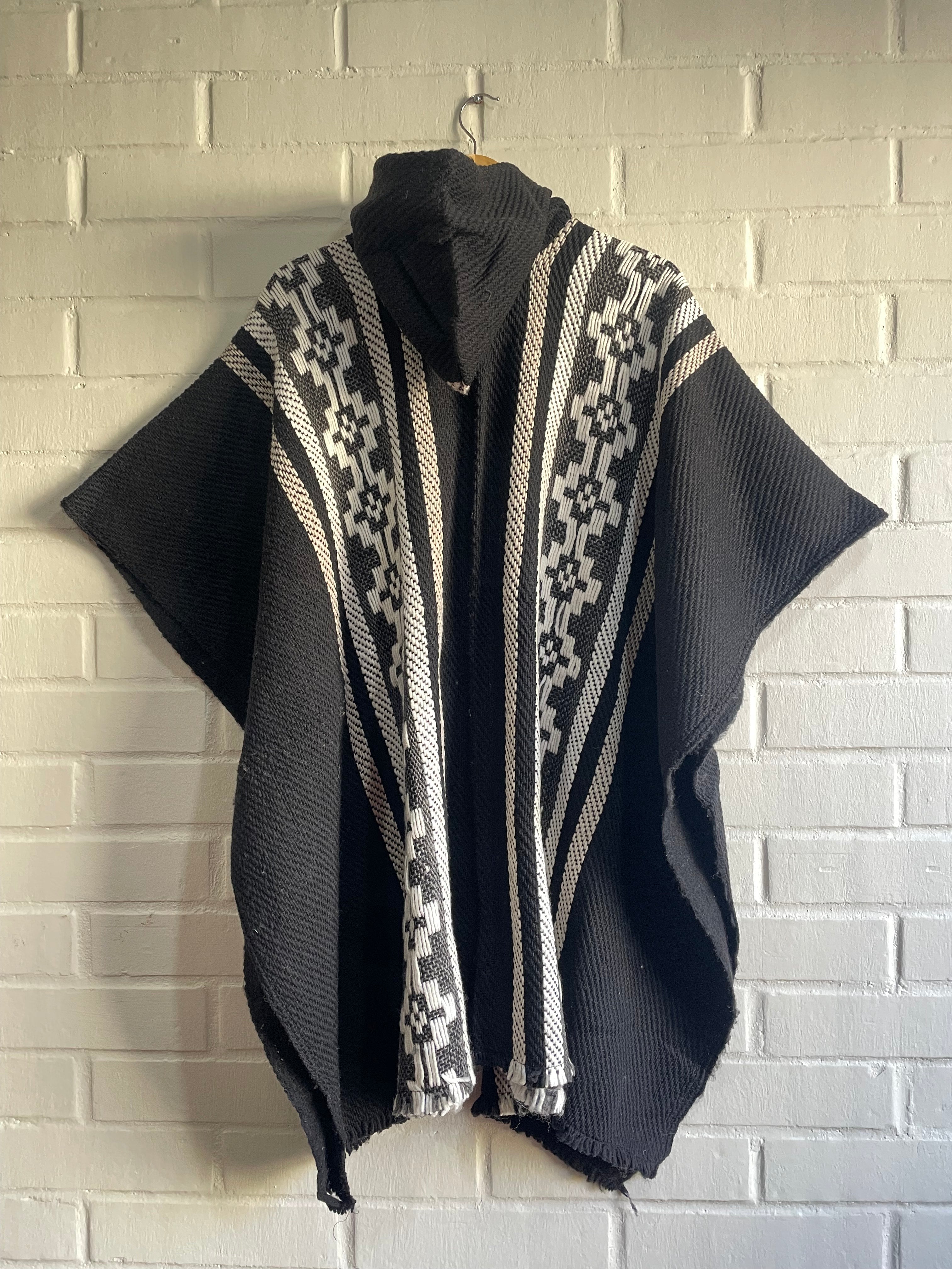 PONCHO DE OVEJA INTI NEGRO