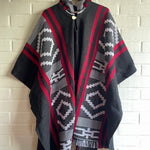 PONCHO ARAUCANO GUERRERO DE PILLAN