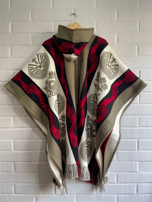 PONCHO CACIQUE ESPIRITU DEL TRUENO