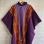 PONCHO DE OVEJA AURORA TRIBAL