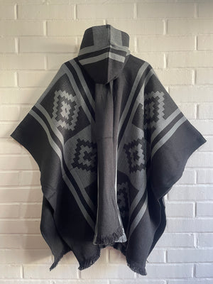 PONCHO ARAUCANO KURU WEICHAFE