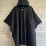 PONCHO ARAUCANO NEGRO MAPU