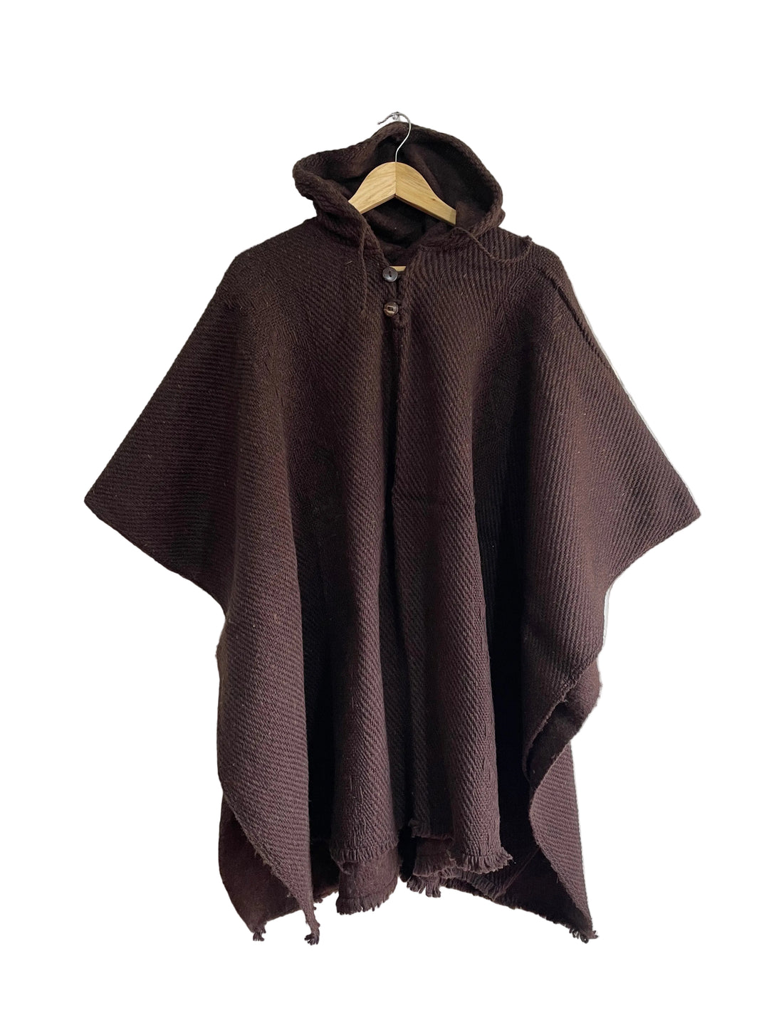 PONCHO DE OVEJA TARRACOTA