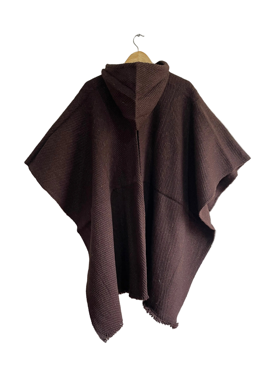 PONCHO DE OVEJA TARRACOTA