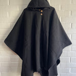 PONCHO HUASO NEGRO COMPLETO