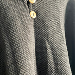 PONCHO HUASO NEGRO COMPLETO