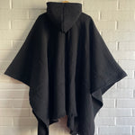 PONCHO HUASO NEGRO COMPLETO