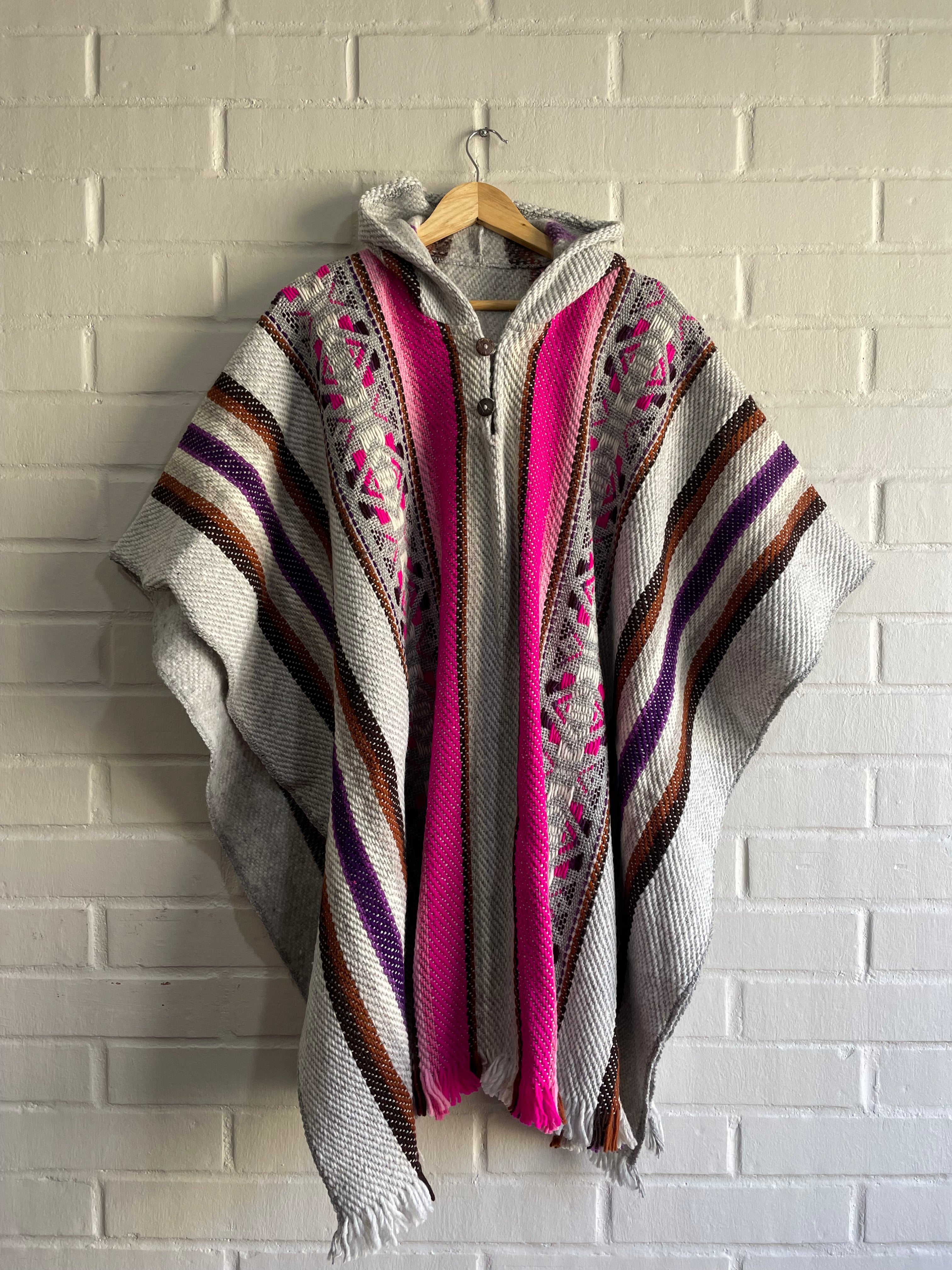 PONCHO DE OVEJA RESPLANDOR ANDINO