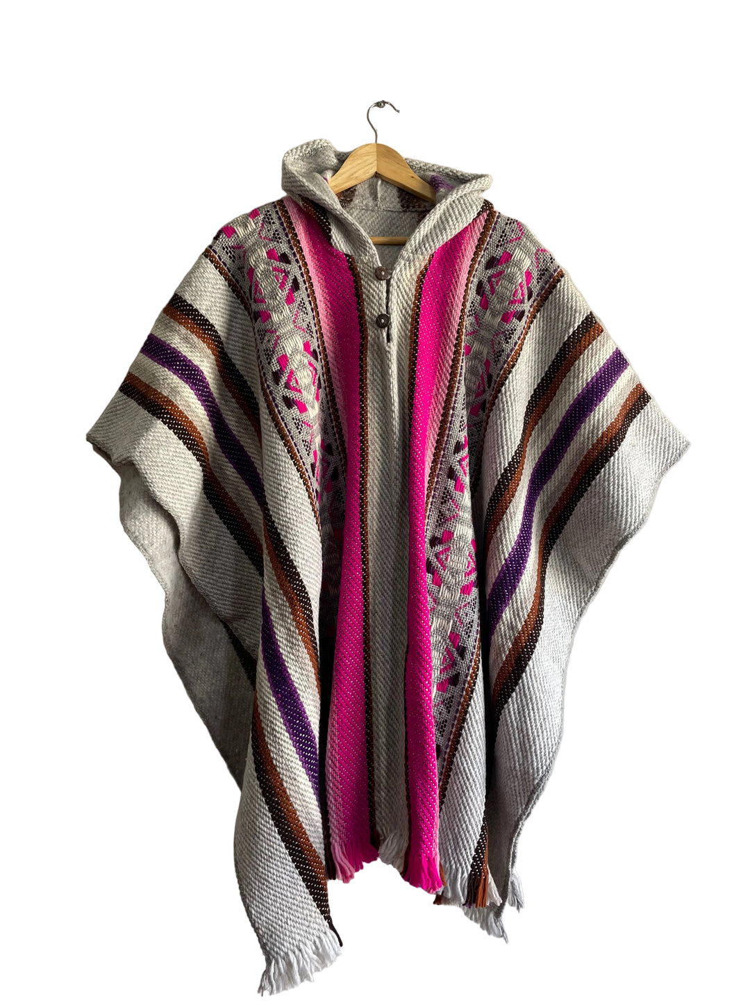 PONCHO DE OVEJA RESPLANDOR ANDINO