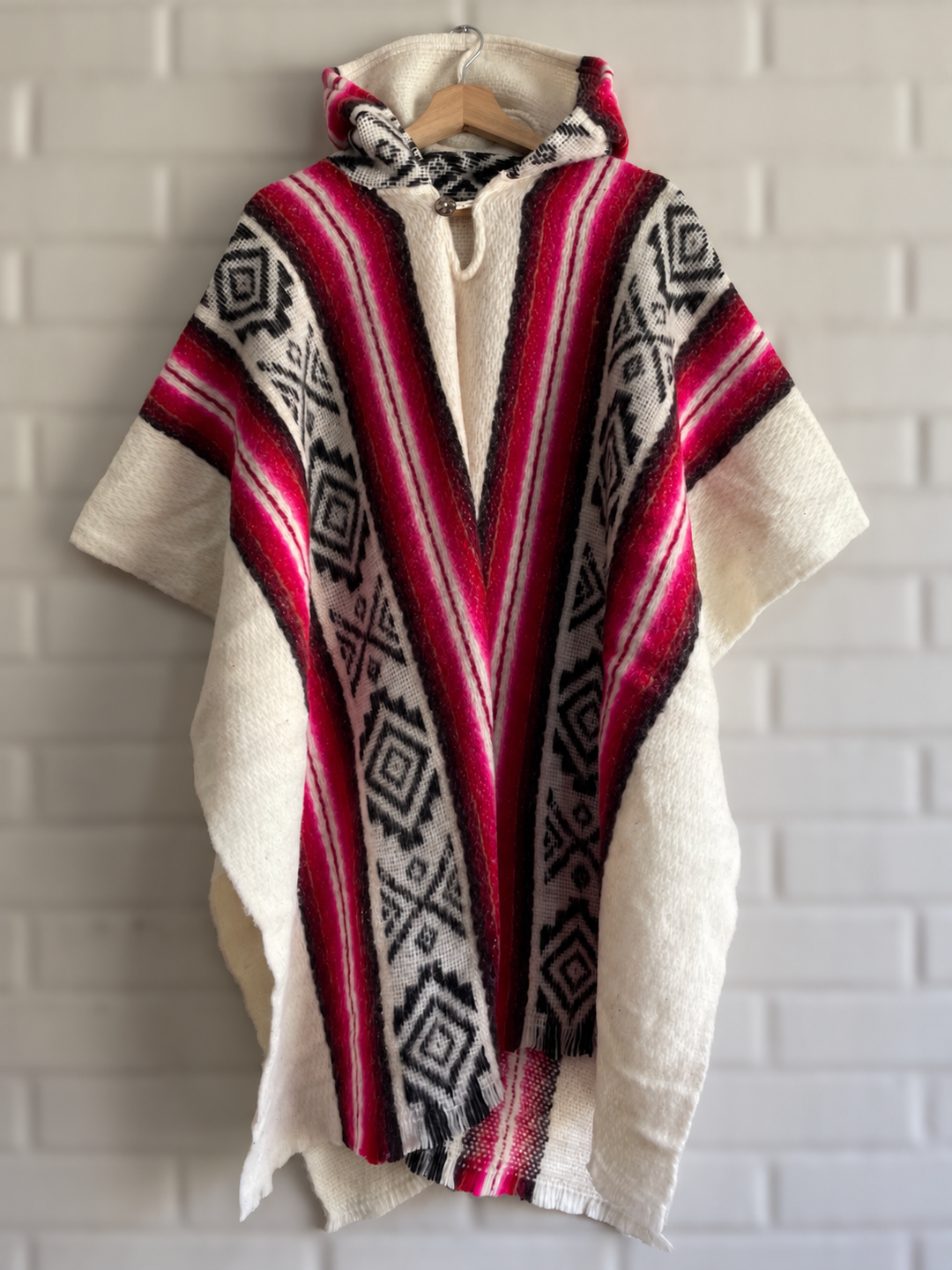 Poncho de lana “petunia”