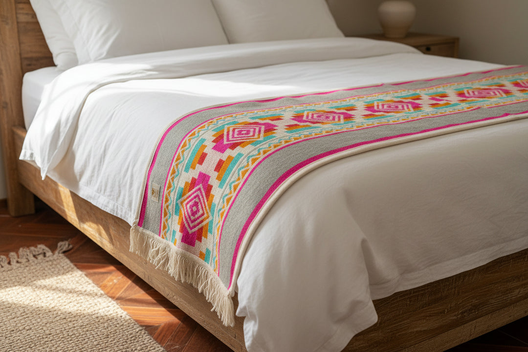 Pie de cama andino - lifestyle