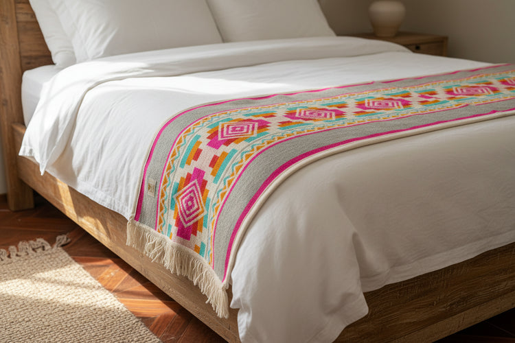 Pie de cama andino - lifestyle